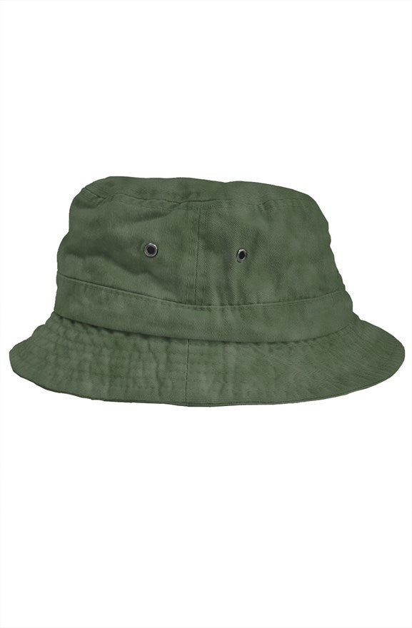 Cash Vision Bucket Hat - Olive Wash Green