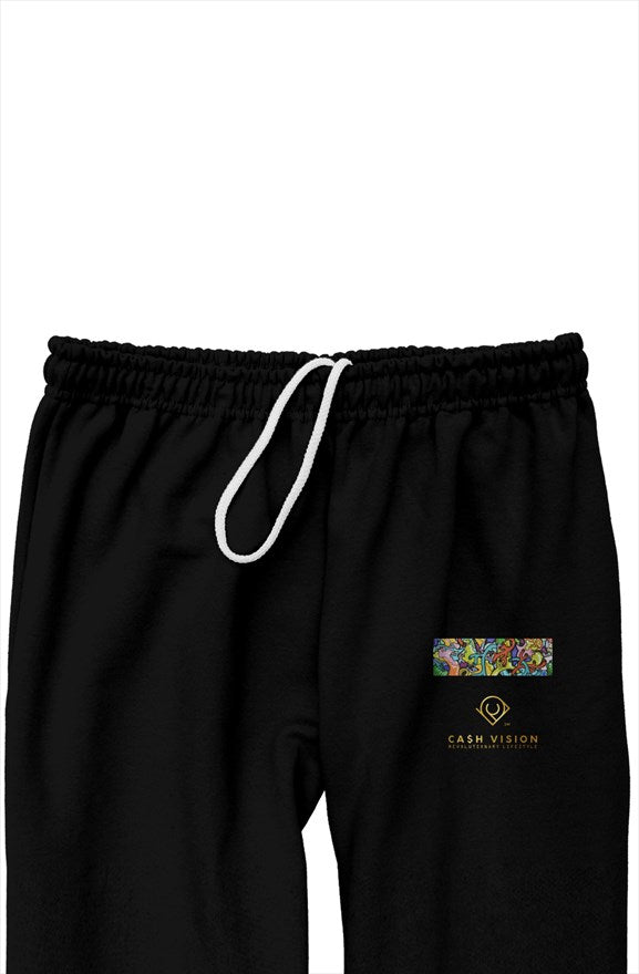 Cash Vision Relaxed Sweatpants - Black