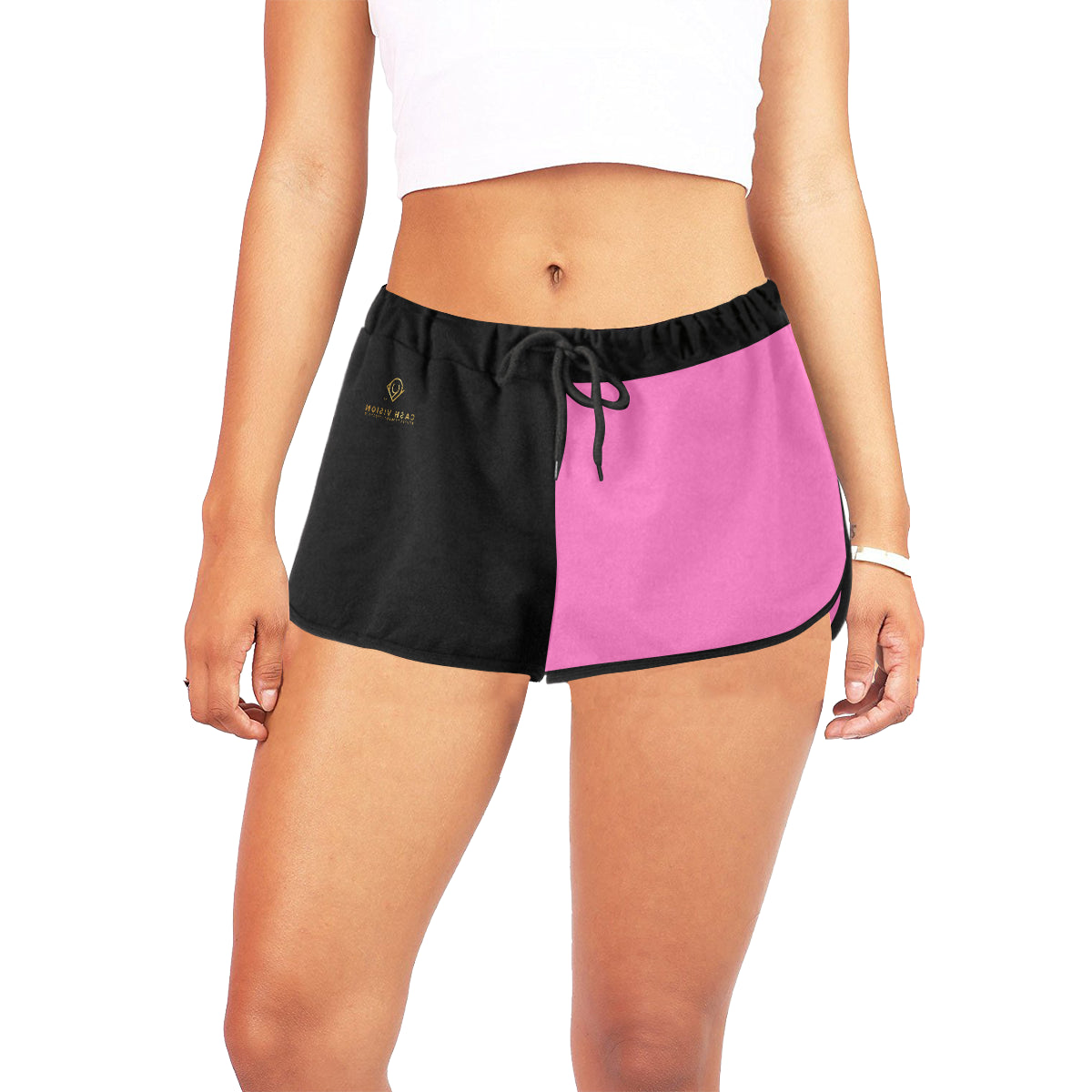 Cash Vision Cool Girl Shorts - Pink Black