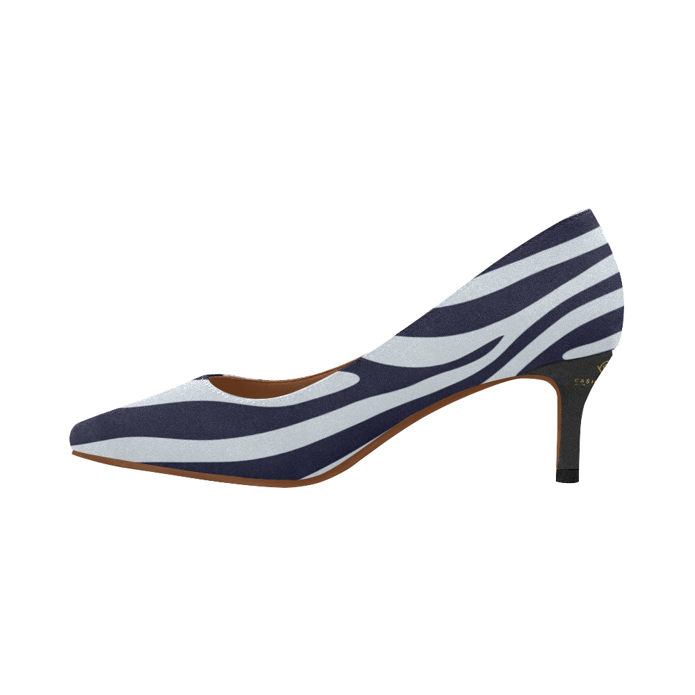 Cash Vision Zebra Glam Low Heels
