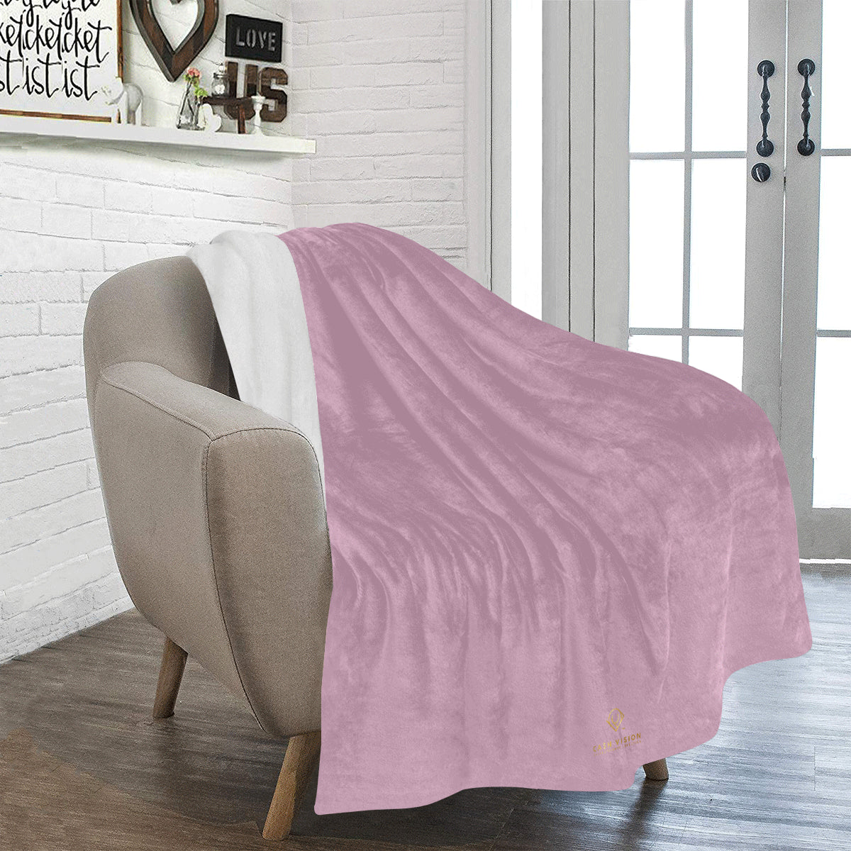 Cash Vision Ultra-Soft Blanket - Shady Pink