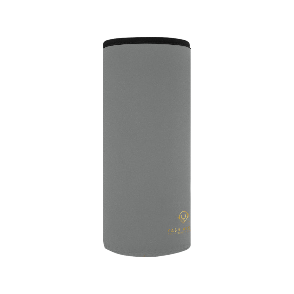 Cash Vision Medium Neoprene Water Bottle Pouch - Grey