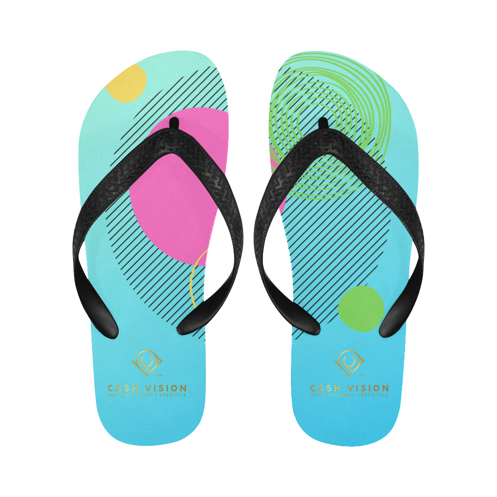 Cash Vision Arts Flip Flop - Sea Blue