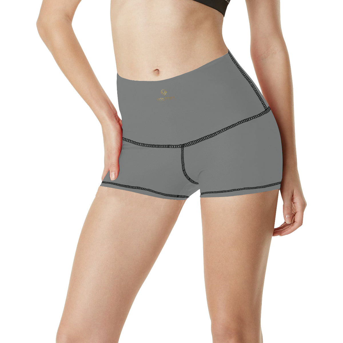 Cash Vision Yoga Shorts - Grey