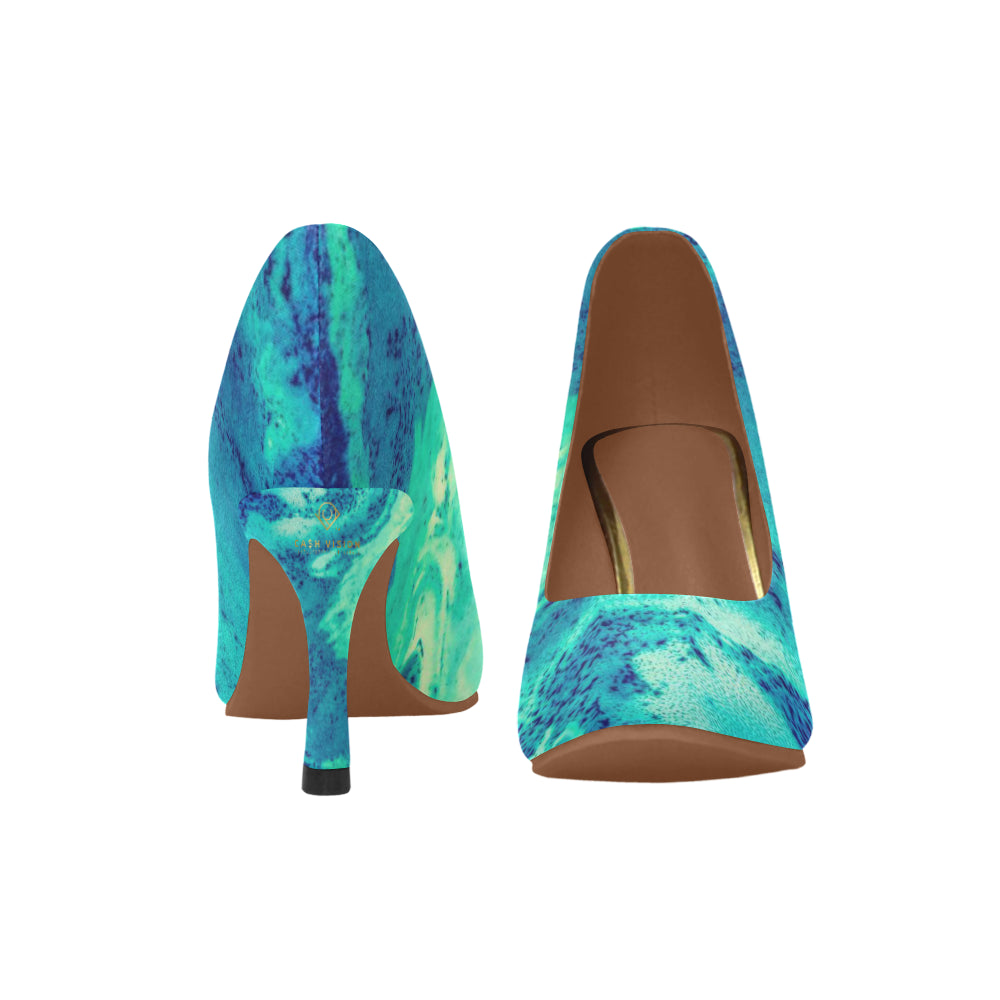 Cash Vision Ocean Magic High Heels - Blue