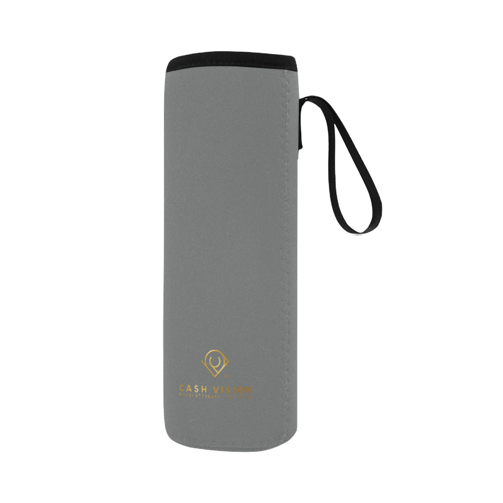 Cash Vision Large Neoprene Water Bottle Pouch - Grey