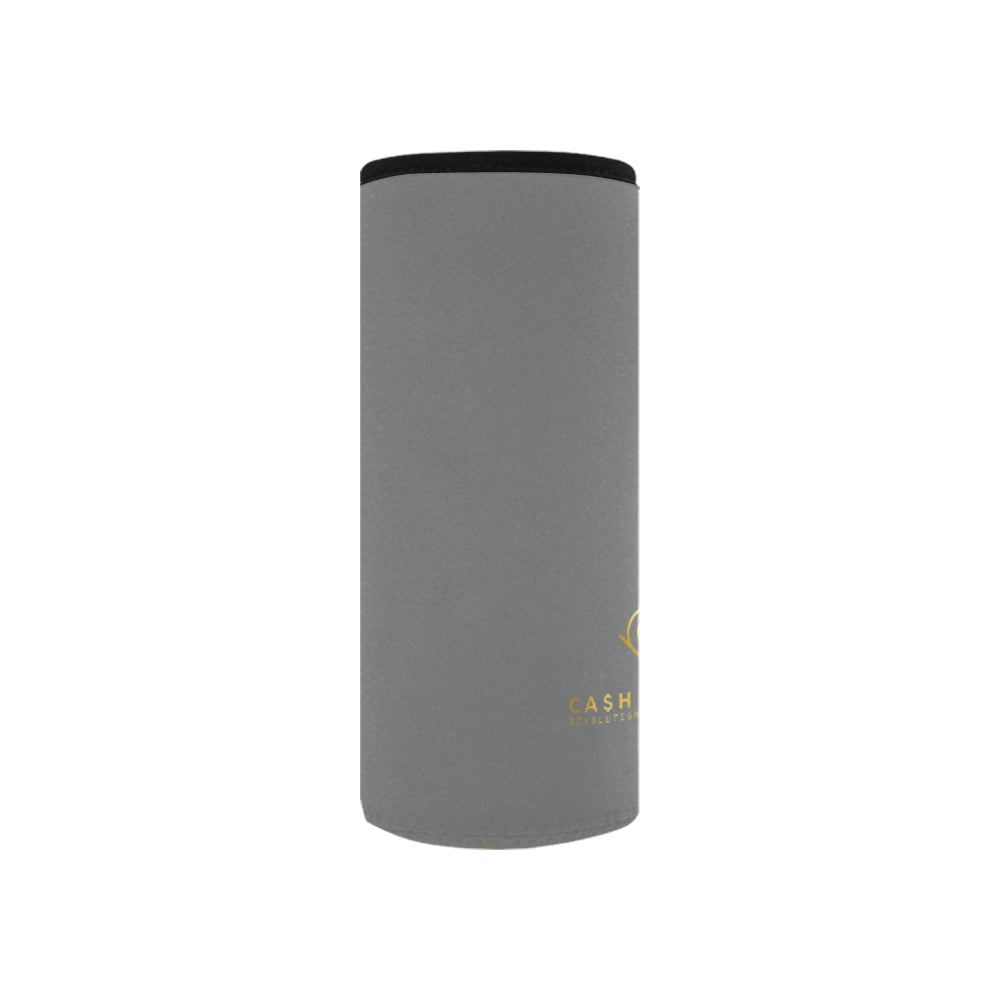 Cash Vision Small Neoprene Water Bottle Pouch - Grey