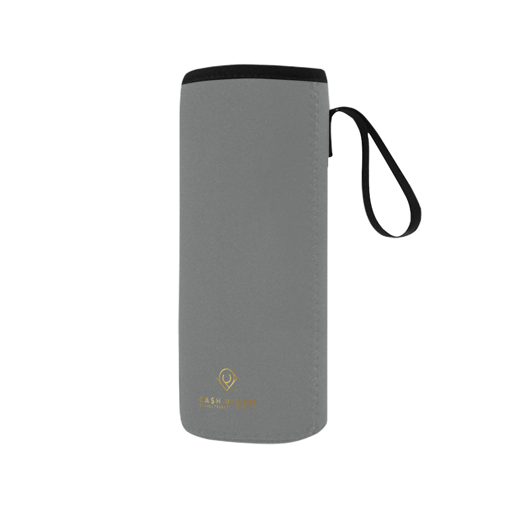 Cash Vision Medium Neoprene Water Bottle Pouch - Grey