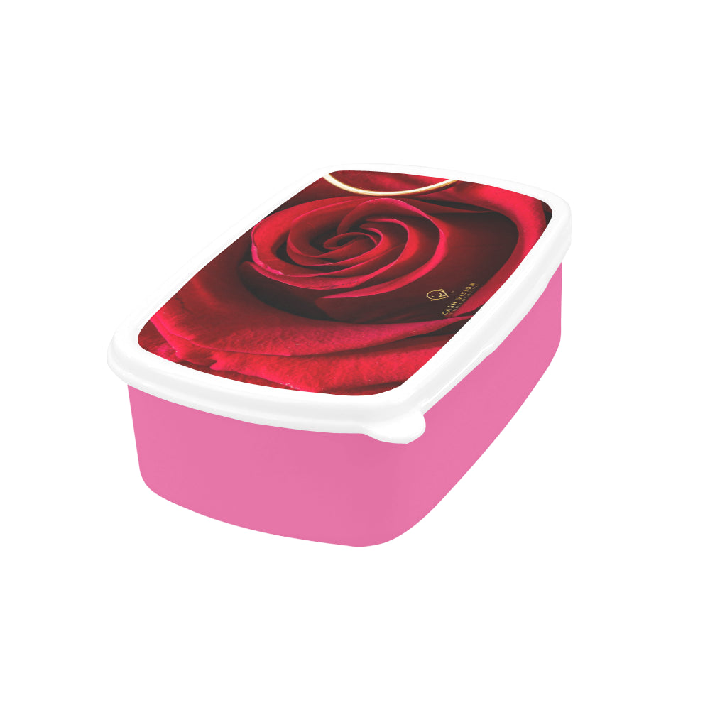Cash Vision Red Rose Lunch Box - Pink