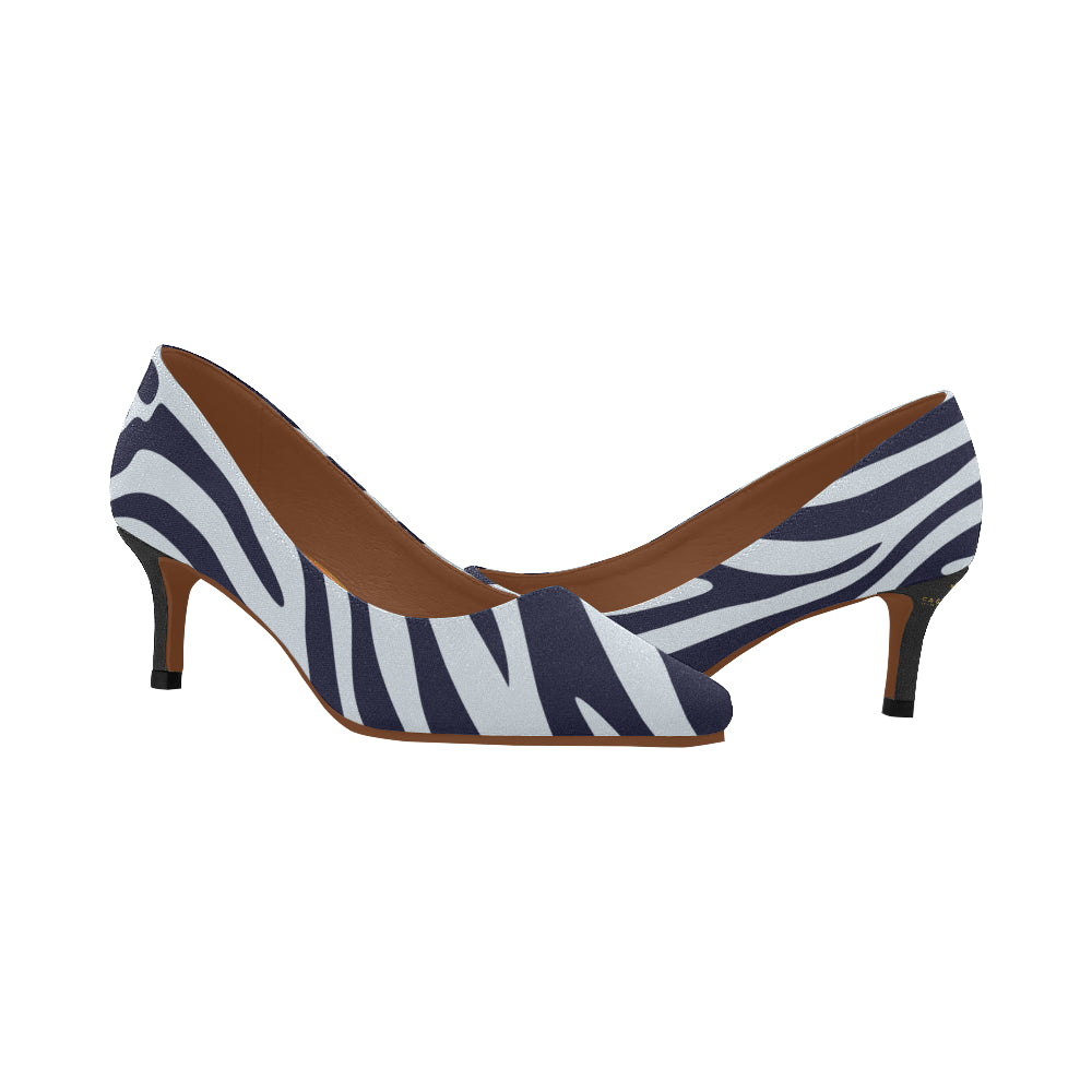 Cash Vision Zebra Glam Low Heels