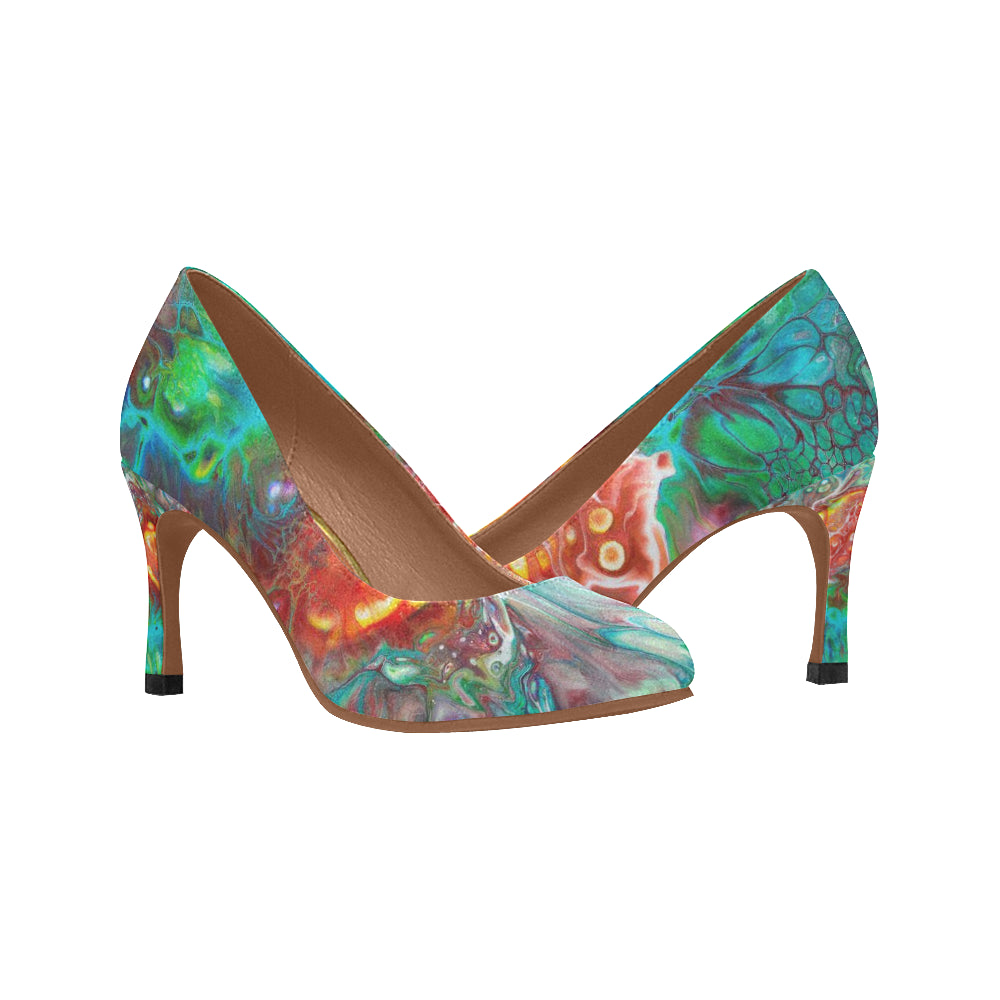 Cash Vision Natural Angel High Heels - Green
