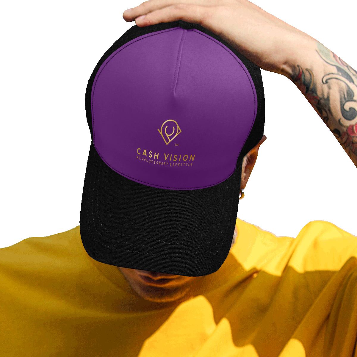 Cash Vision Cap F - Purple Black