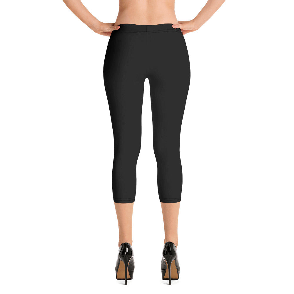 Cash Vision Capri Leggings - Black