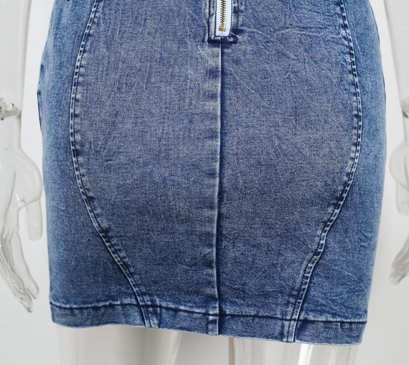 Peace Out Denim Mini Dress