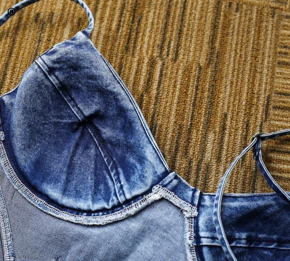 Peace Out Denim Mini Dress