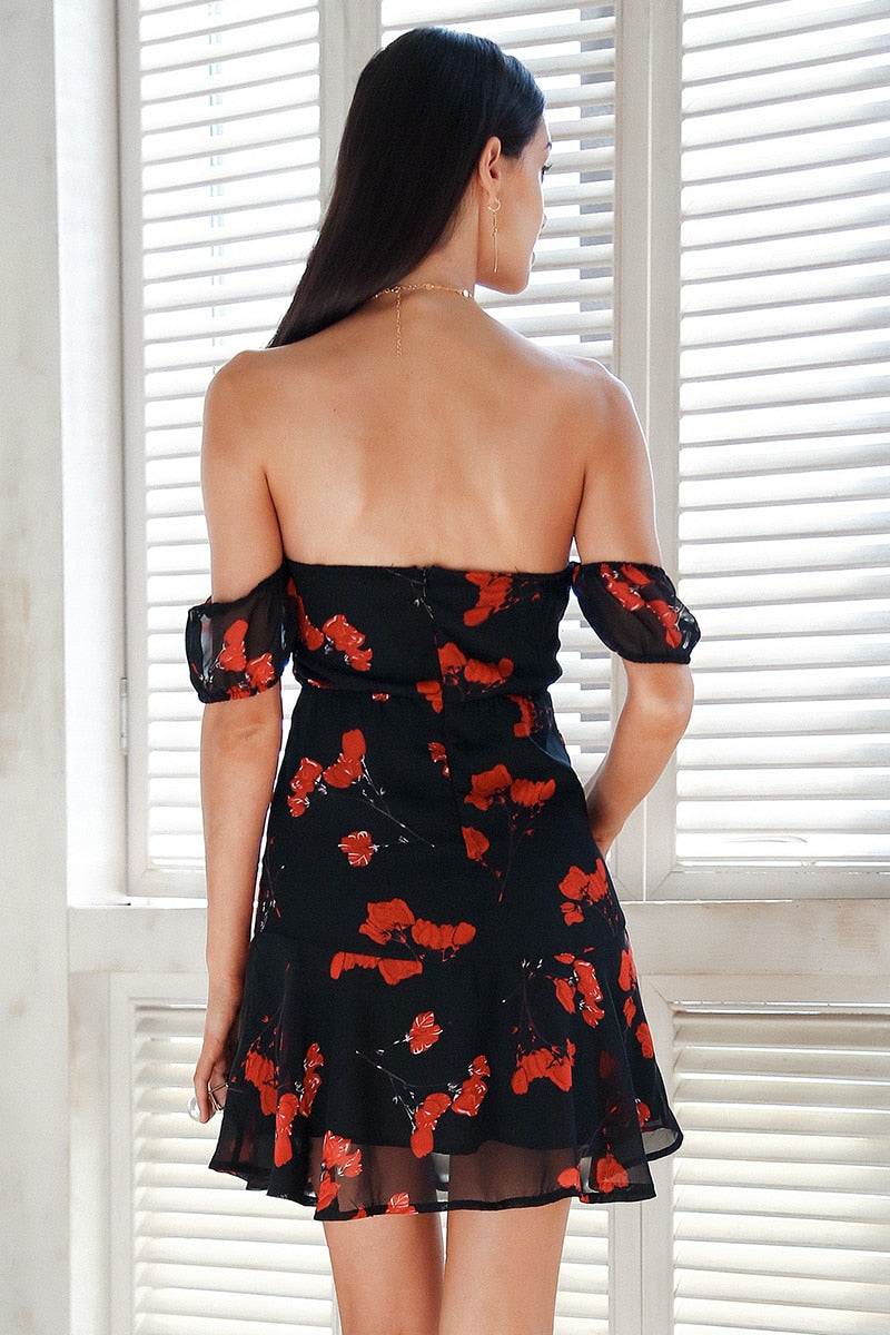 Honey Avenue Mini Dress - Black