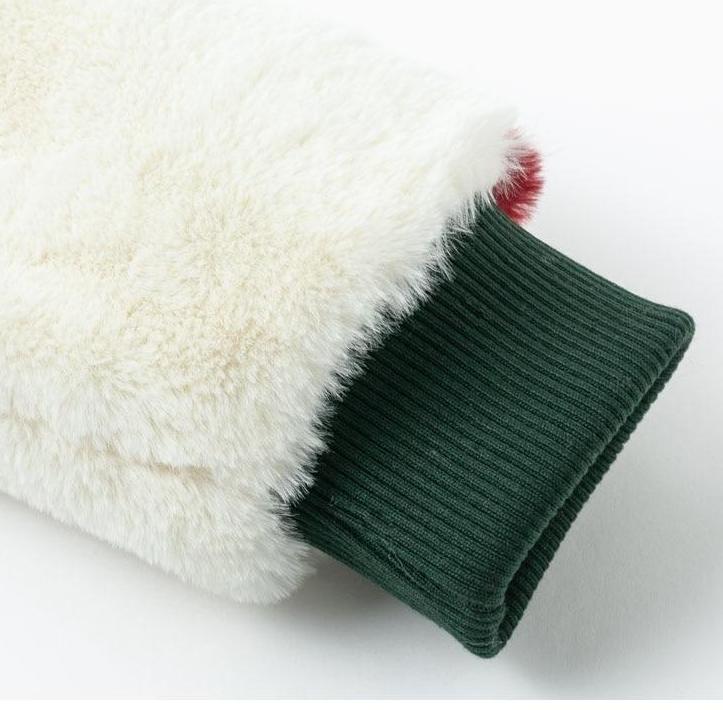 Angelina Faux Fur Bomber Jacket - Green