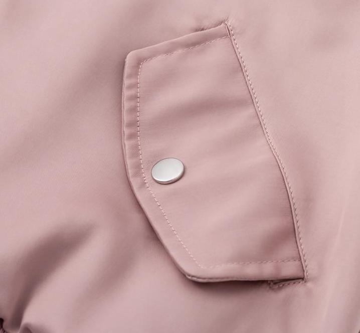 Little Pink Lies Satin Jacket - Pink