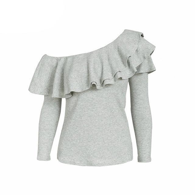 Sweet Wishes Slim Fit Knitted Blouse - Pink