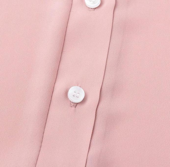 Timeless Ruffle Blouse - Nude Pink