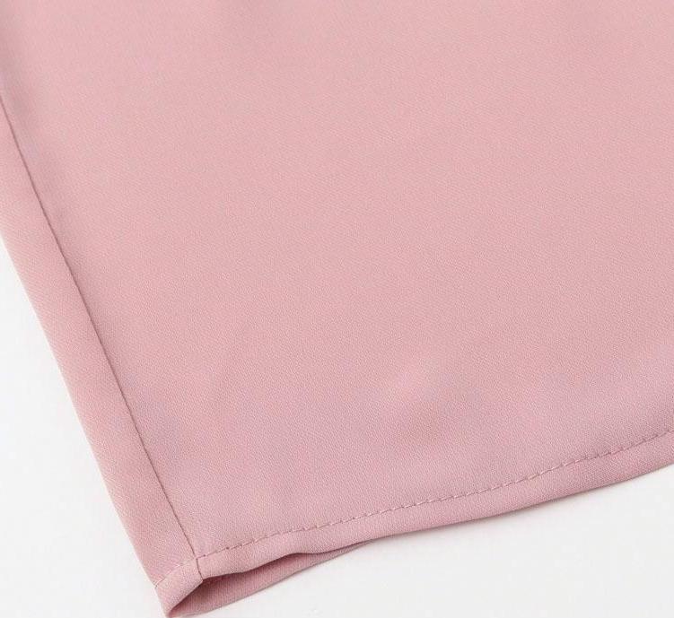 Timeless Ruffle Blouse - Nude Pink