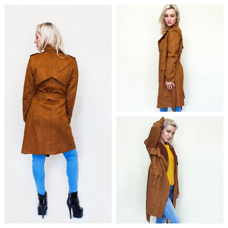 Hug Me Trench Coat - Khaki