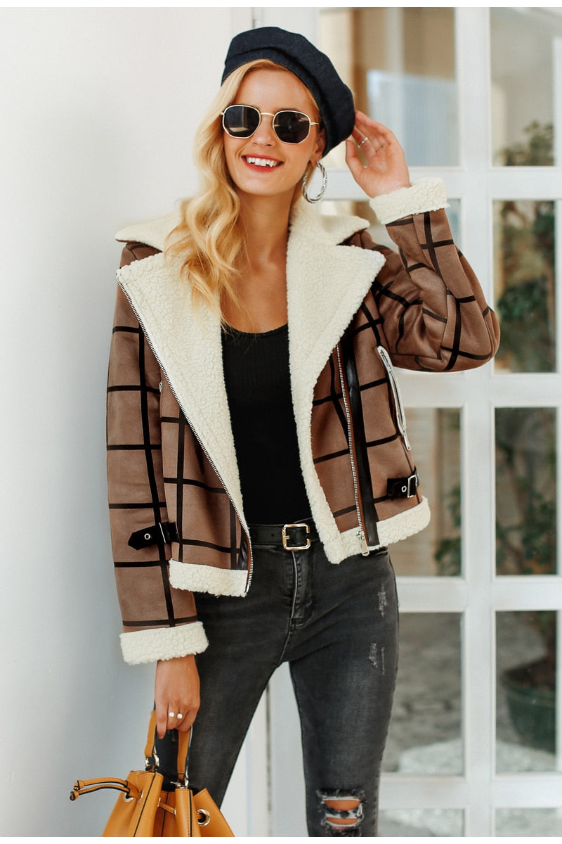 Happy Day Faux Fur Jacket - Camel