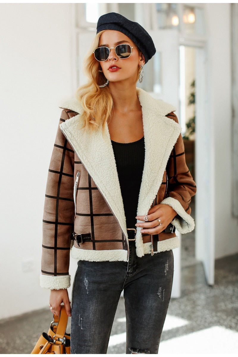 Happy Day Faux Fur Jacket - Camel