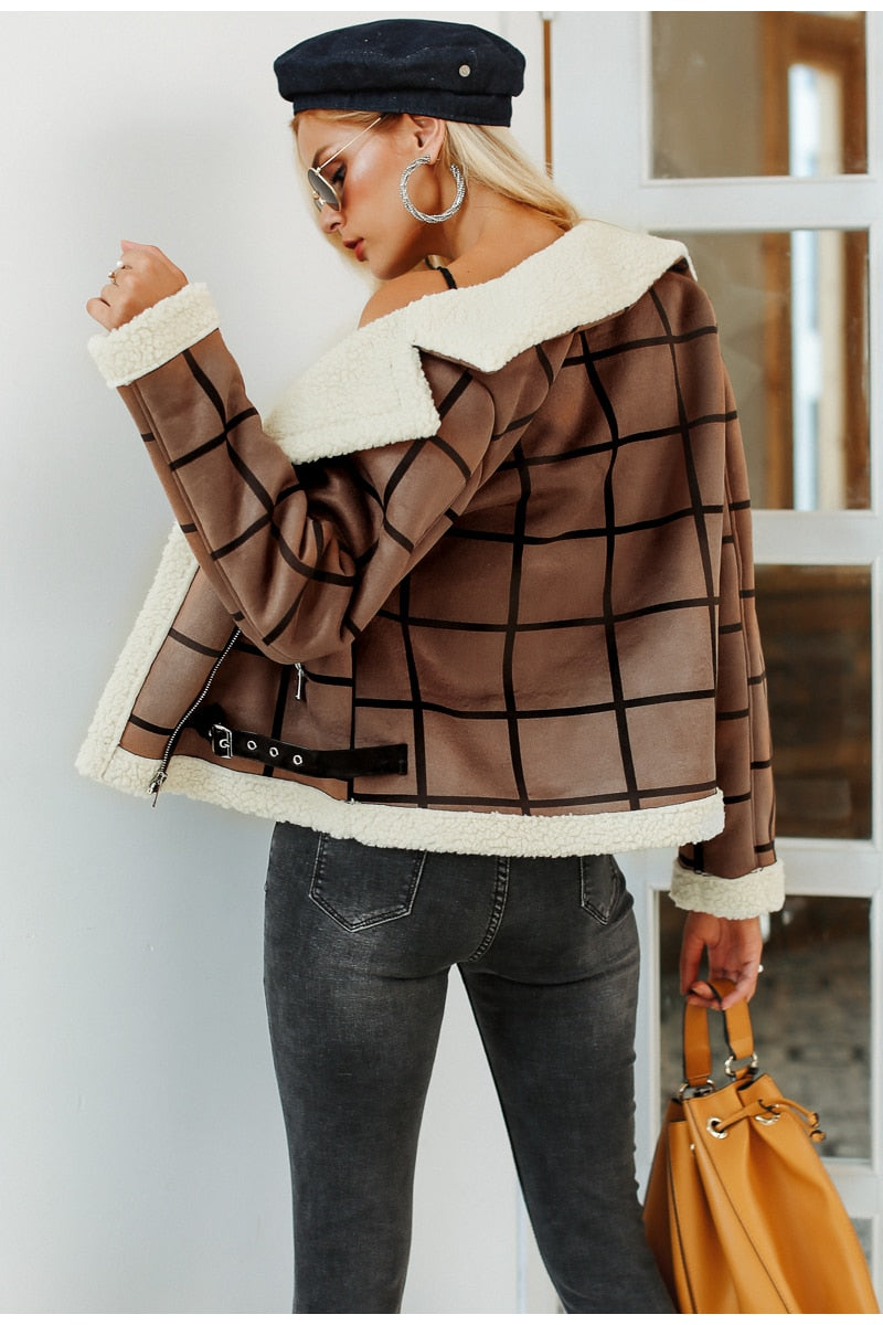Happy Day Faux Fur Jacket - Camel