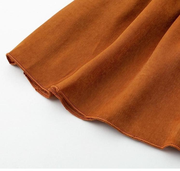Kind Day Ruffle Blouse - Orange
