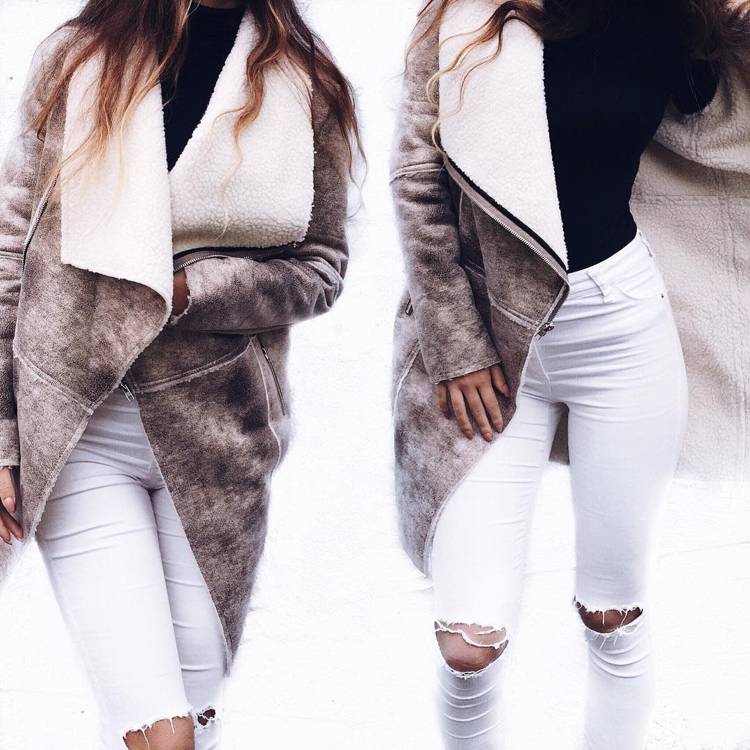 Paris Chic Suede Coat