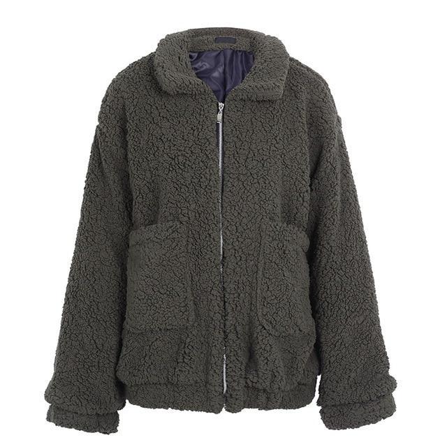 Fashionista Me Faux Fur Jacket - Light Camel