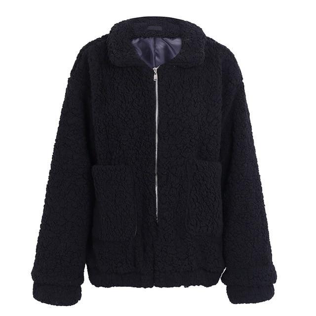Fashionista Me Faux Fur Jacket - Light Camel