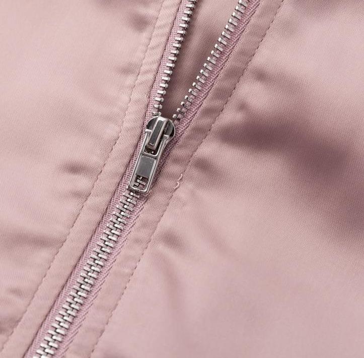 Little Pink Lies Satin Jacket - Pink