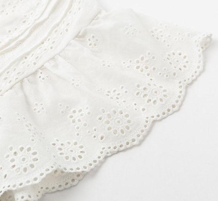 Forever 16 Embroidered Blouse - Soft Beige
