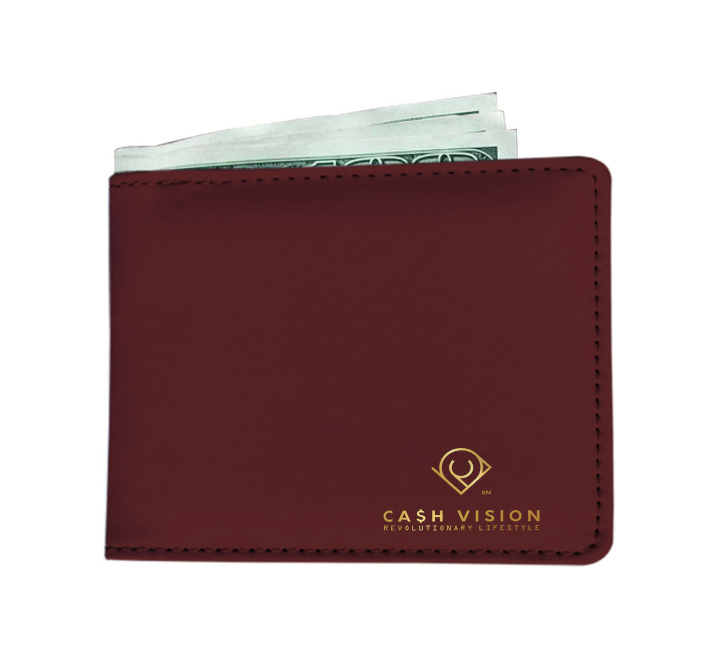 Cash Vision Wallet - Maroon