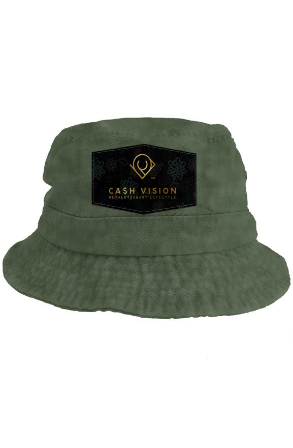 Cash Vision Bucket Hat - Olive Wash Green