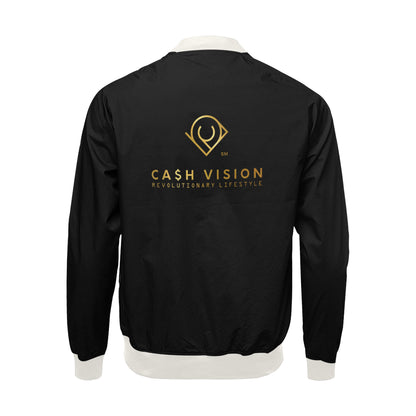 Cash Vision Bomber Jacket - Black White