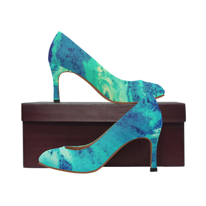 Cash Vision Ocean Magic High Heels - Blue