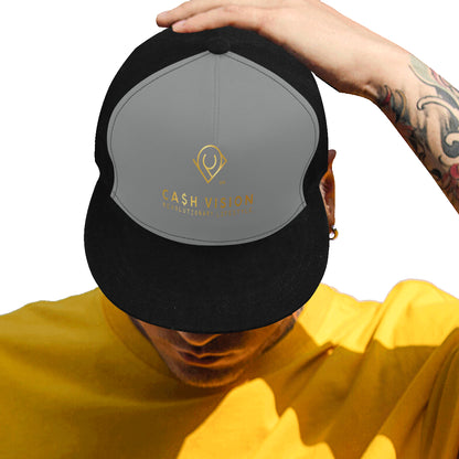 Cash Vision Snapback Hat G - Black Grey