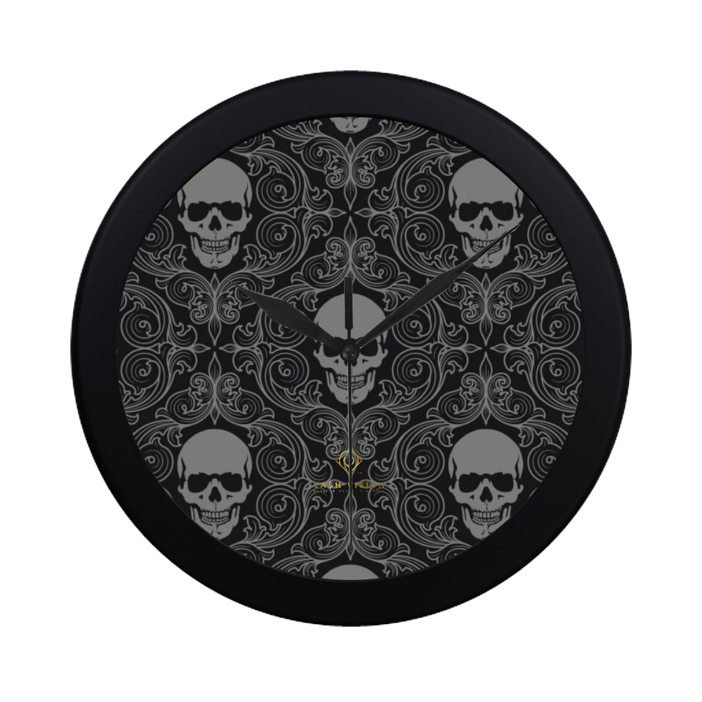 Cash Vision Skull Clock - Black