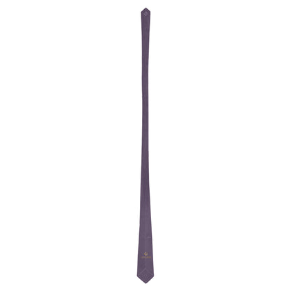 Cash Vision Classic Necktie - Grey in Purple Shade
