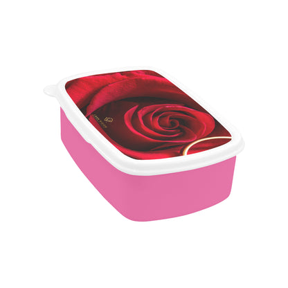 Cash Vision Red Rose Lunch Box - Pink