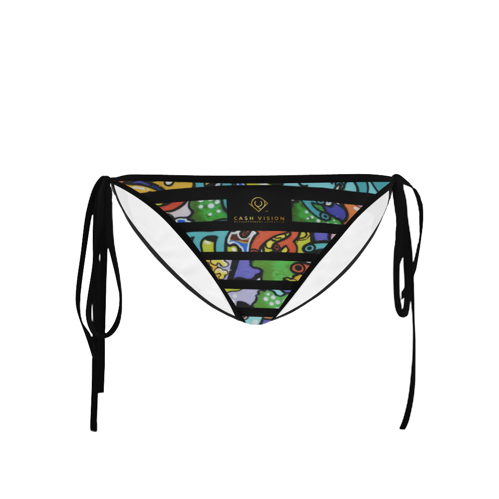 Cash Vision Graffiti Bikini Bottom - Black