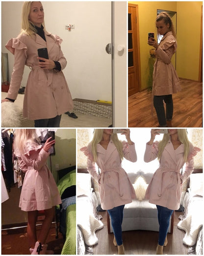 Feeling Right Trench Coat - Khaki