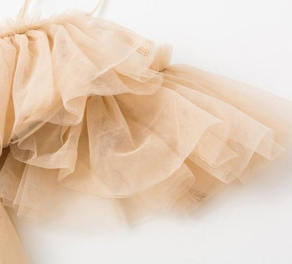 Golden Queen Ruffle Bohemian Blouse - Nude