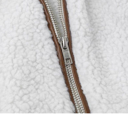 Rock & Roll Faux Fur Coat - White