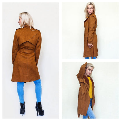 Hug Me Trench Coat - Khaki