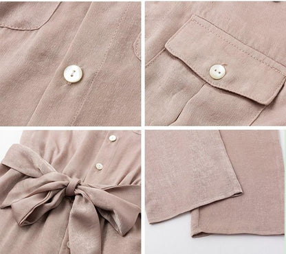 In Love Forever High Collar Jumpsuit - Fresh Pink