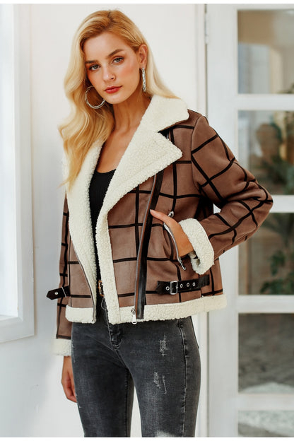 Happy Day Faux Fur Jacket - Camel